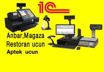 1C Mühasibat ticarət anbar lisenziyali