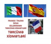 İspan İtalyan Fransız Rus dillərindən tərcümə xidməti